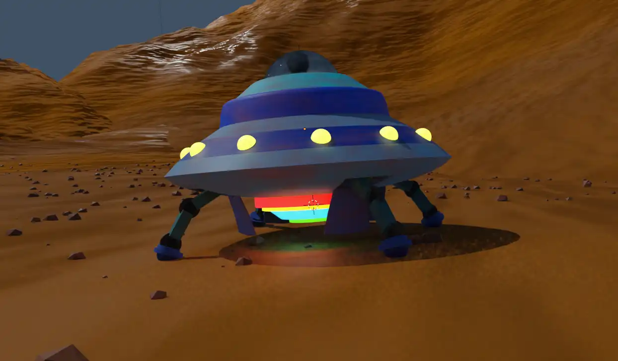UFO landed
